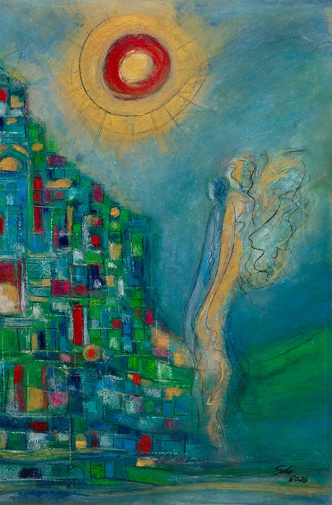All deine Wege, Kunstkarte, Sylvia Wolff