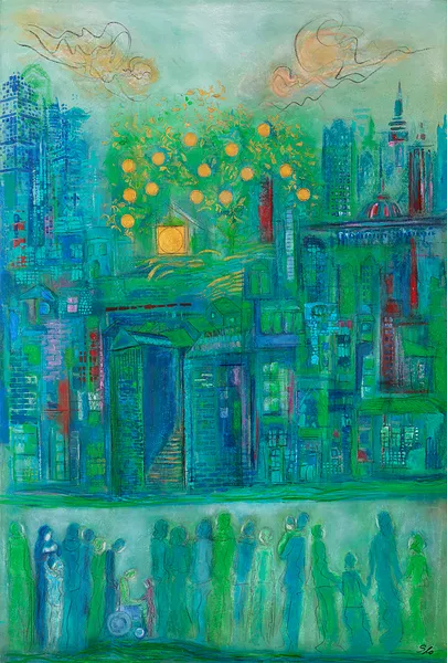 Seid barmherzig, Kunstkarte, Sylvia Wolff