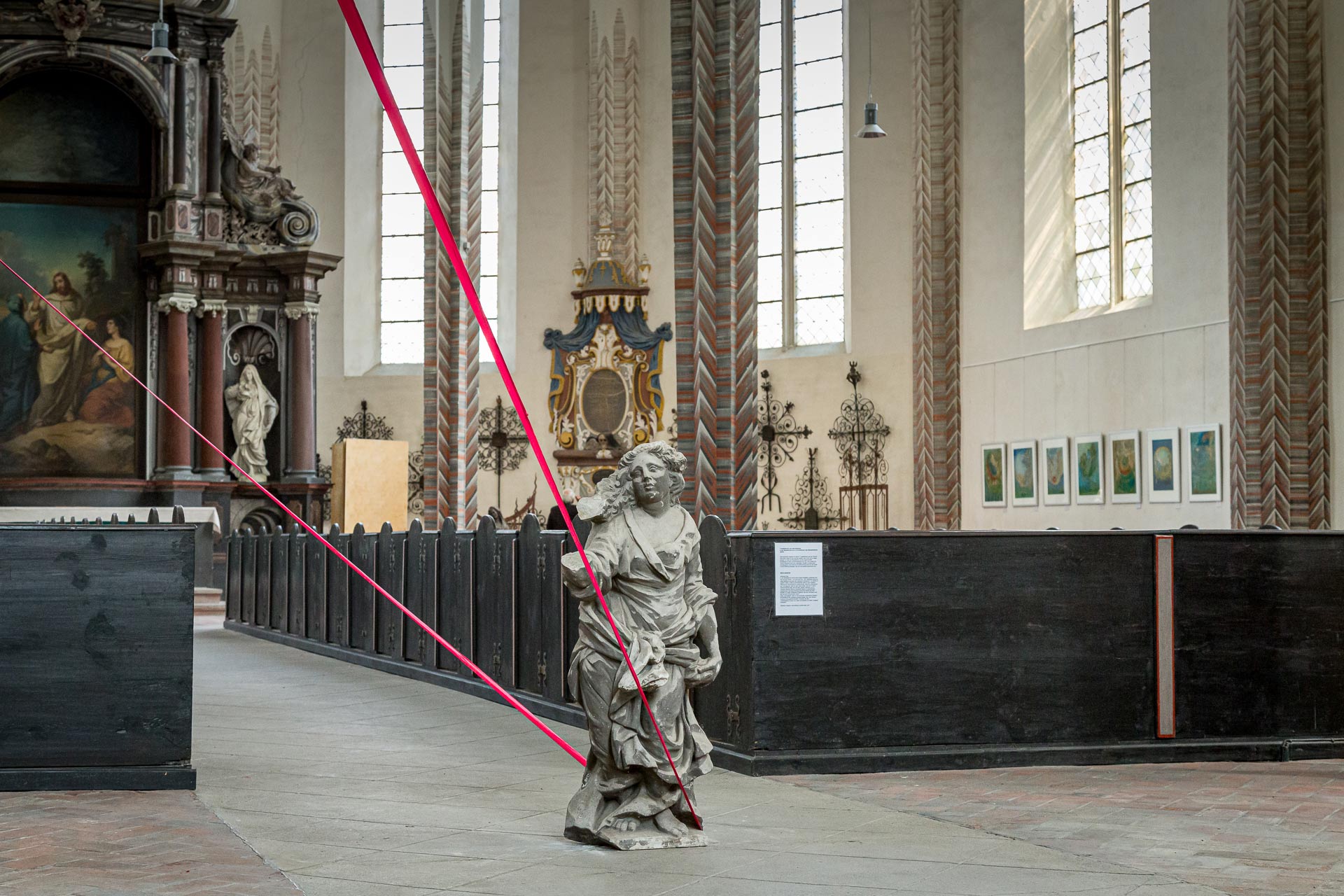 Sylvia Wolff and Jens Reulecke at the Nikolaikirche Görlitz
